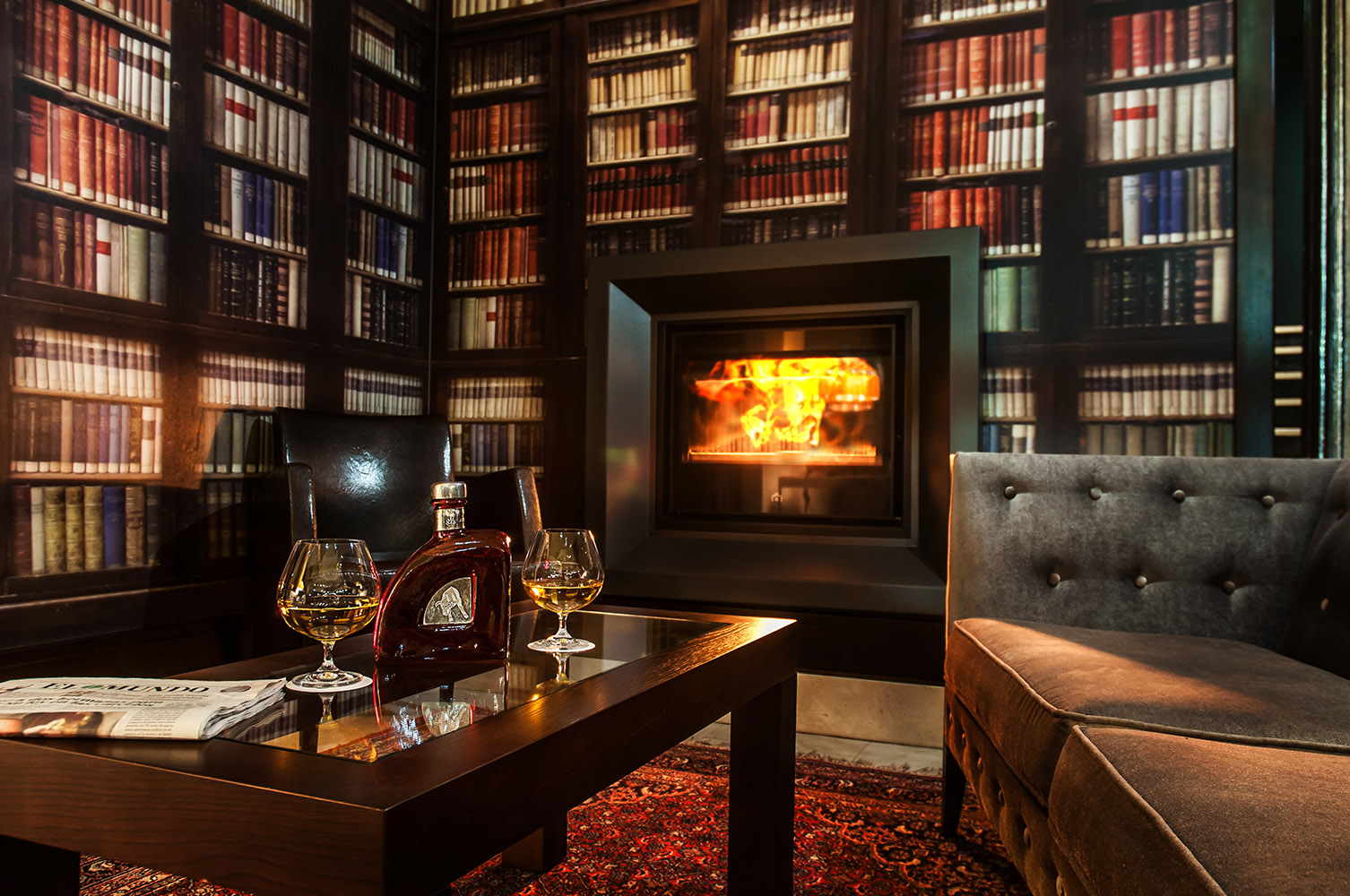 Zona de desayuno en Hotel Granda